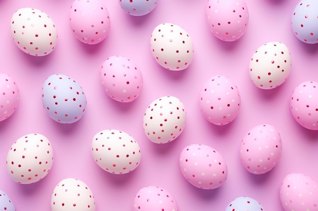 Bannière des fêtes de Pâques avec des œufs colorés