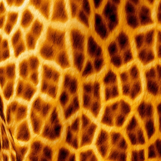 Bannière en fourrure de girafe Generate Ai