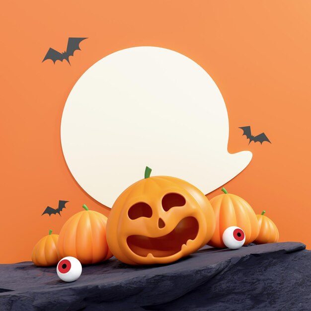 Bannière d&#39;Halloween heureux