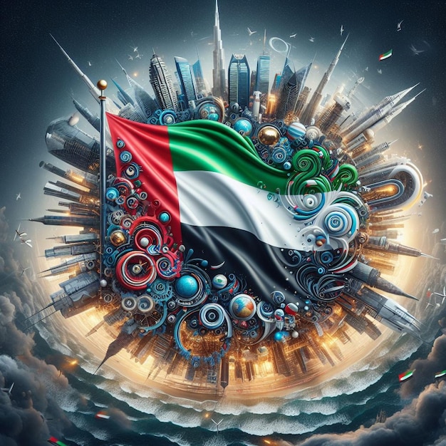 La bannière nationale des Émirats arabes unis révèle la signification derrière chaque élément de ce drapeau chéri