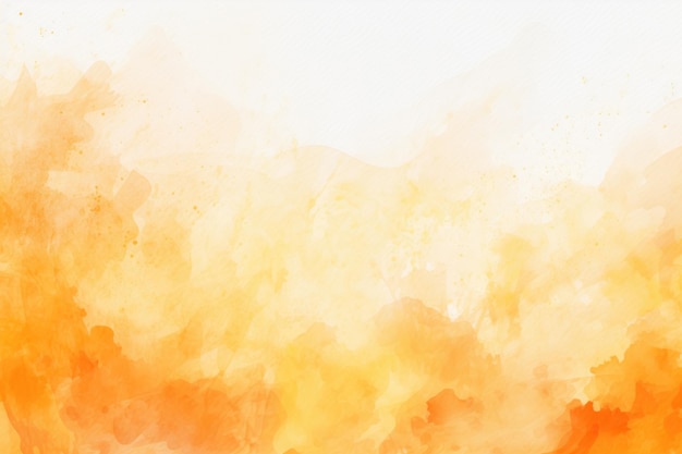 Bannière orange à éclaboussure arrière-plan aquarelle pour les textures arrière-plans et bannières Web texture blanche em