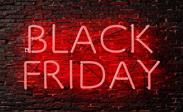 Bannière publicitaire sur les grandes ventes du Black Friday