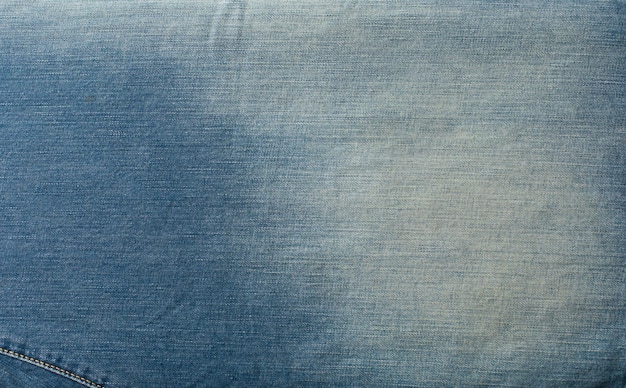 Bannière de texture de jeans en denim bleu avec espace de copie pour l'arrière-plan de conception de texte Texture de mode denim toile Bannière de mode panoramique