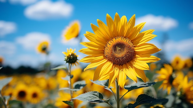 Bannière de tournesol