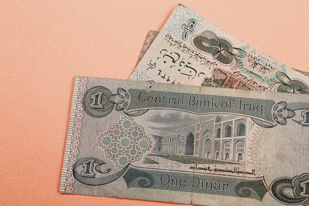 La banque centrale d'Irak, One Dinar Banknote