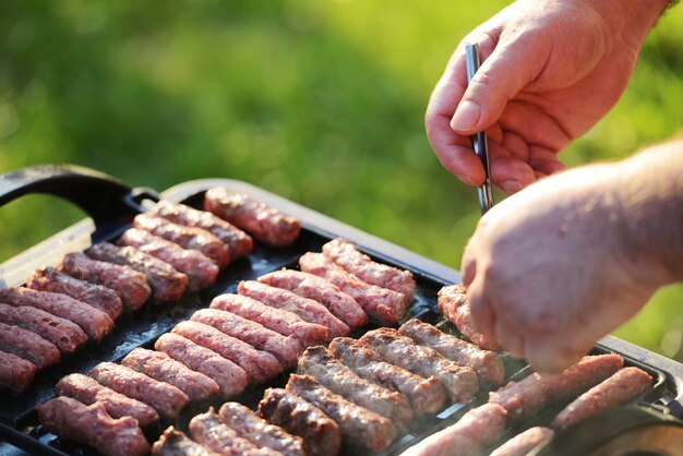 Barbecue barbecue grill extérieur