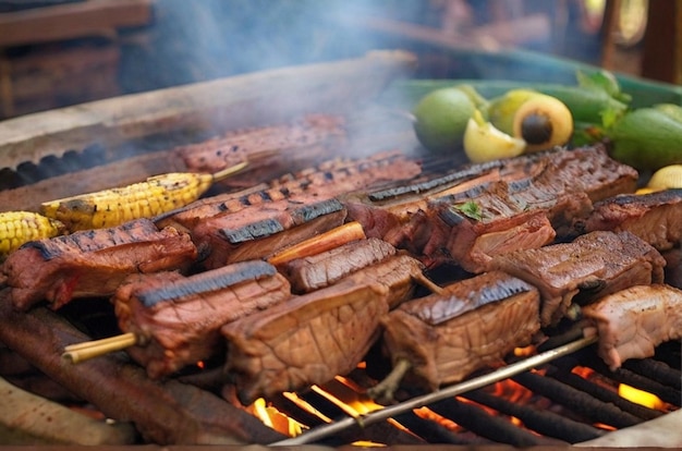Barbecue traditionnel brésilien