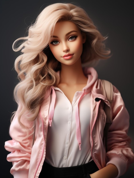 Barbie fille écolière