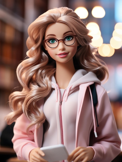 Barbie fille écolière