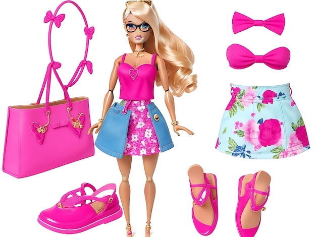 Photo barbie shopaholic summer shopping femme