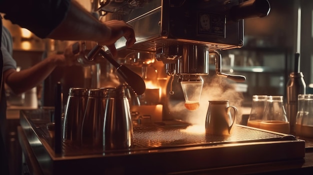 Le barista fait du café Generative AI