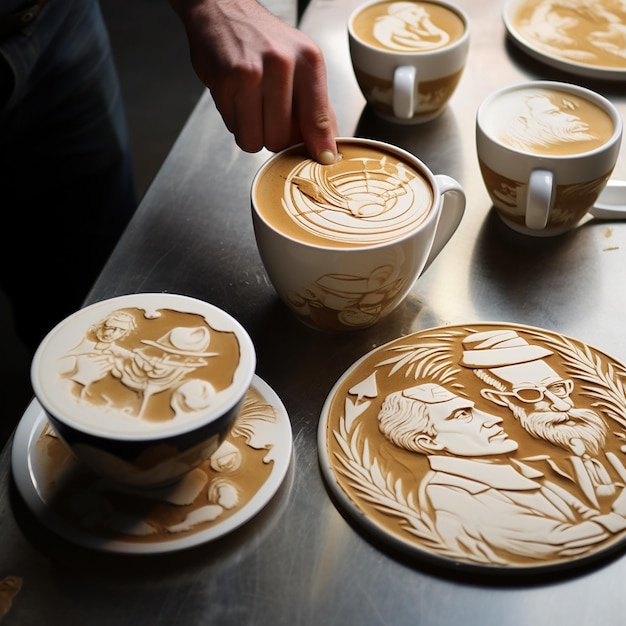 Baristas préparant du café