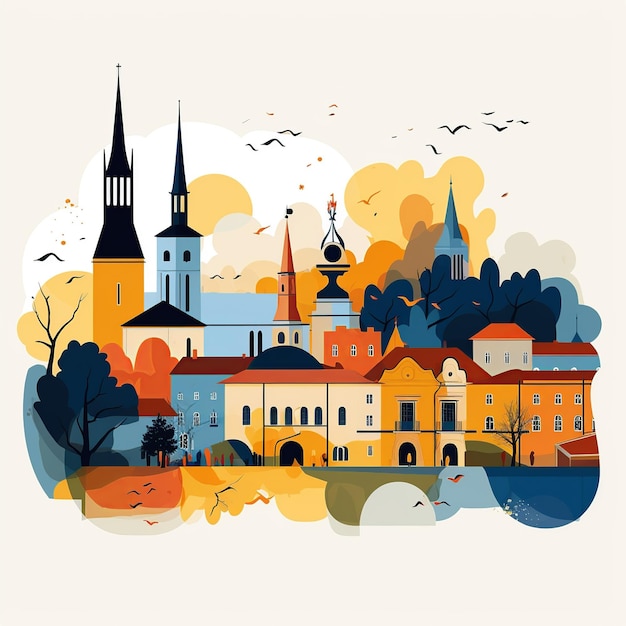 Le baroque vibrant de Vilnius bat les ruelles artistiques et la brise baltique