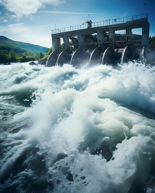 Photo barrage hydroélectrique