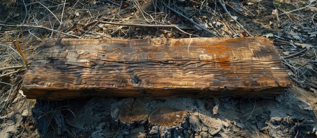 La base de la planche en bois du saki shimasu ohnos