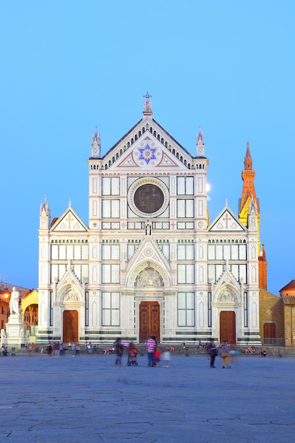 Basilique de Santa Croce (Basilique de la Sainte Croix) à Florence, Italie