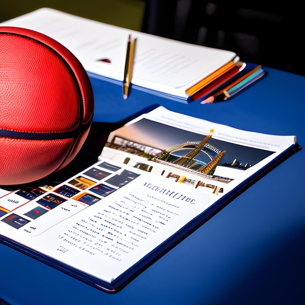 Basket-ball sur une table