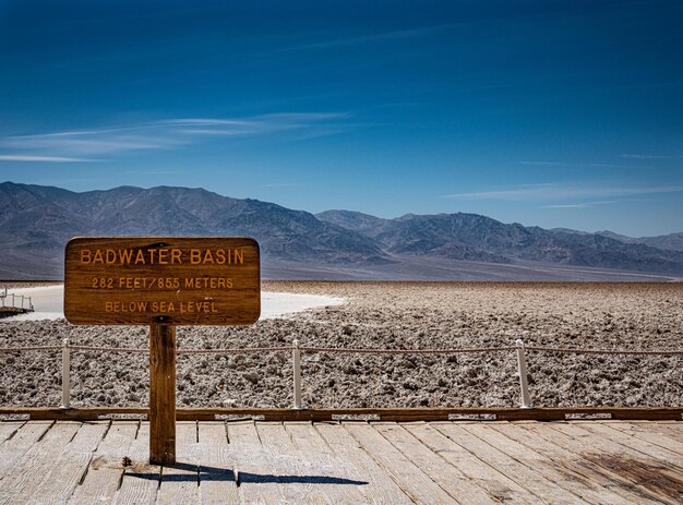 Bassin de Badwater dans Death Valley NP