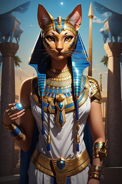 Bastet, déesse chat égyptienne