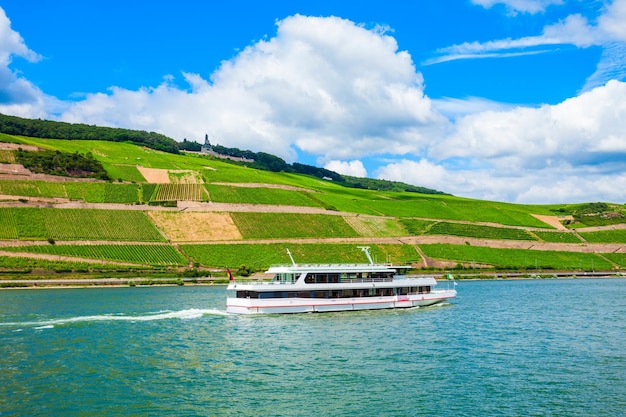 Bateau de croisière touristique en Allemagne