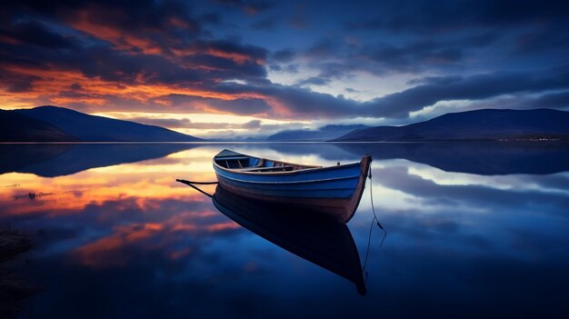 Bateau dans le lac