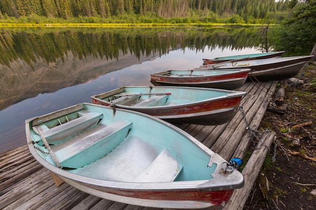 Bateau sur le lac