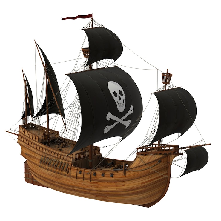 Photo bateau pirate