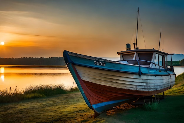 un bateau portant le numéro 102 est sur l'eau.