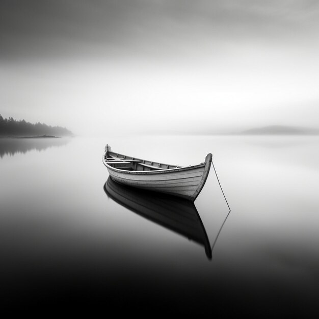 Un bateau qui est assis dans l'eau