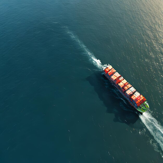 un bateau avec un toit rouge navigue dans l'eau