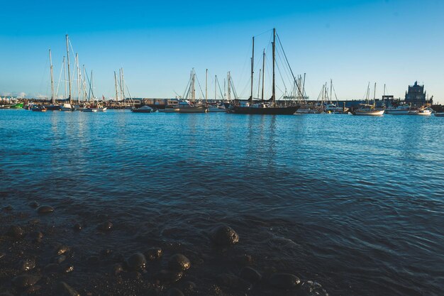 Des bateaux au port