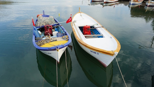 Photo bateaux dans la mer