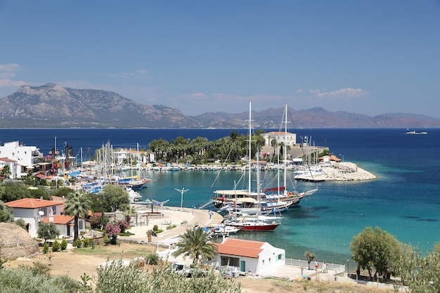 Bateaux dans la ville de Datça