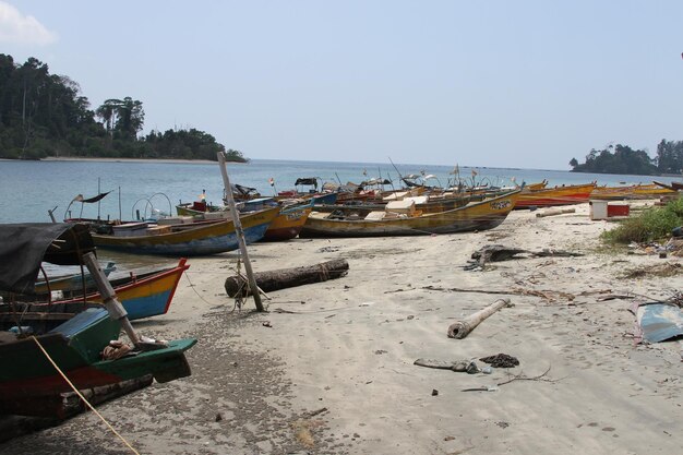 Bateaux et plages aux Andamans