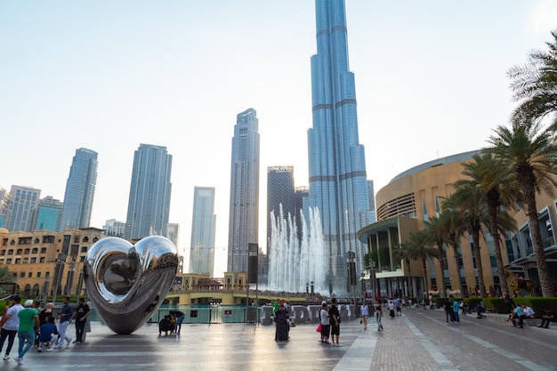 Le bâtiment Burj Khalifa