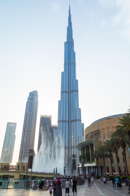 Le bâtiment Burj Khalifa