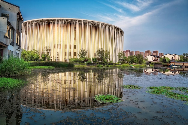 Bâtiment circulaire moderne à Sunac Cultural Tourism City Wuxi Chine le 17 juin 2022