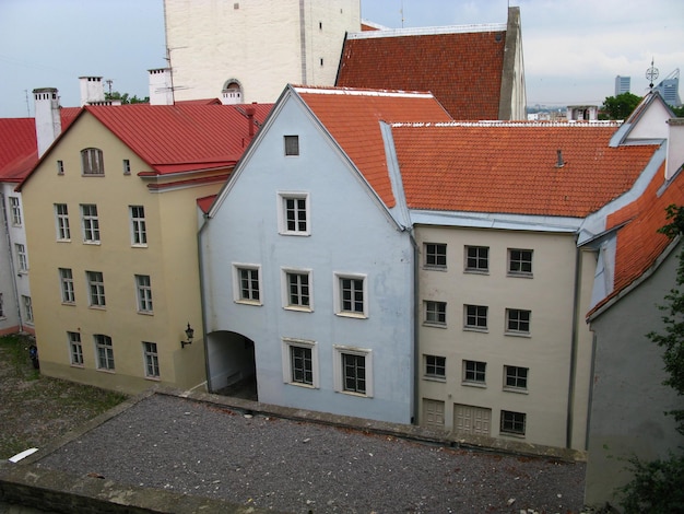 Le bâtiment dans la ville de Tallinn Estonie