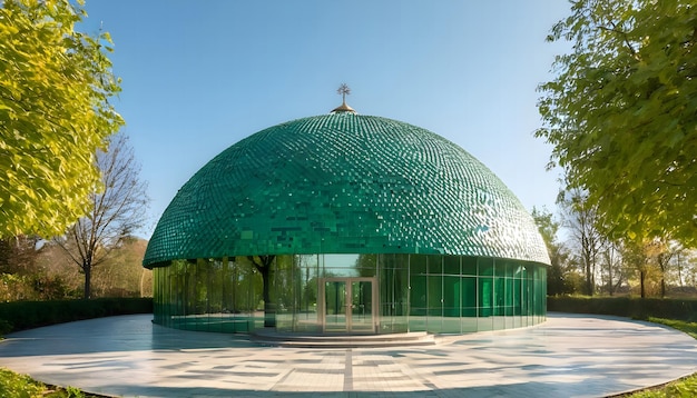 Bâtiment de dôme moderne