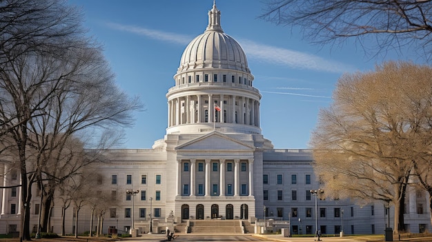 Le bâtiment du Capitole du Wisconsin à Madison