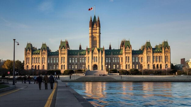 Le bâtiment du Parlement d'Ottawa