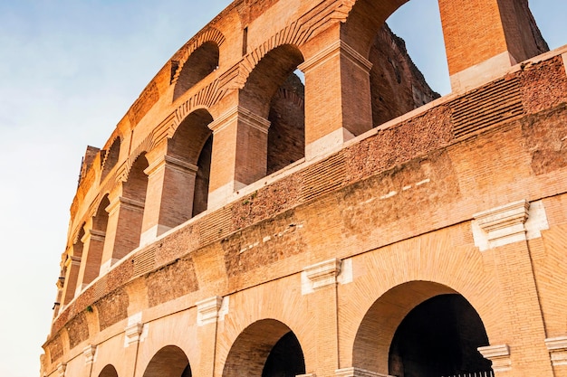 Bâtiment du stade du Colisée à Rome
