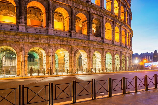 Bâtiment du stade du Colisée à Rome