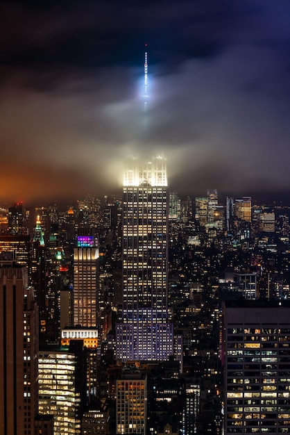 Photo le bâtiment de l'empire state