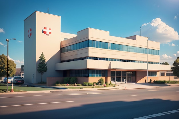 Photo bâtiment hôpital croix rouge institution médicale santé traitement maladie fond d'écran