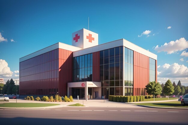 Photo bâtiment hôpital croix rouge institution médicale santé traitement maladie fond d'écran
