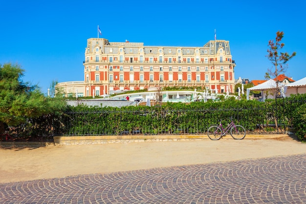 Bâtiment de l'Hôtel du Palais à Biarritz