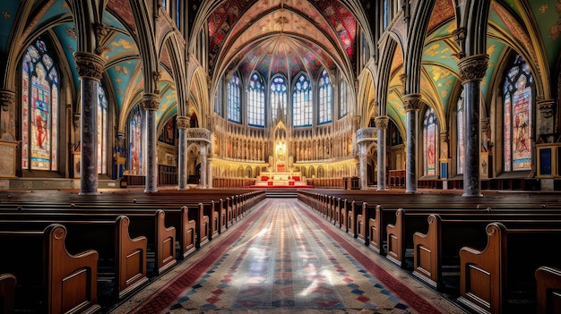 Photo bâtiment intérieur de l'église