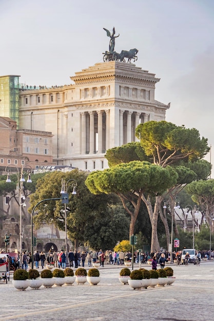 Bâtiment de monument de Vittoriano à Rome