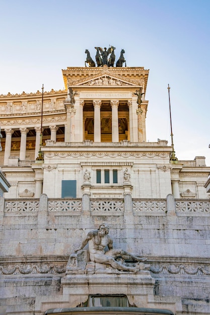 Bâtiment de monument de Vittoriano à Rome